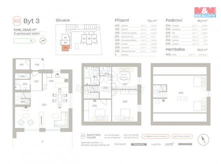Prodej bytu, 5+kk, 194 m²