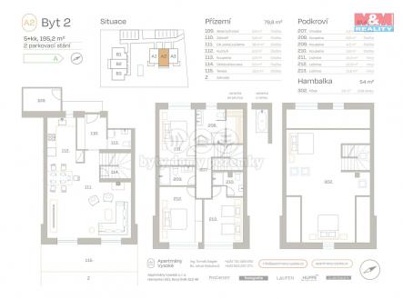 Prodej bytu, 5+kk, 195 m²