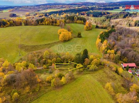 Vyznačení.jpg | Prodej - pozemek, trvalý travní porost, 1 487 m²