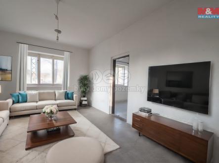 vizualizace obývacího pokoje | Prodej - dům/vila, 86 m²