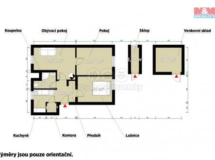 Prodej bytu, 3+1, 51 m²