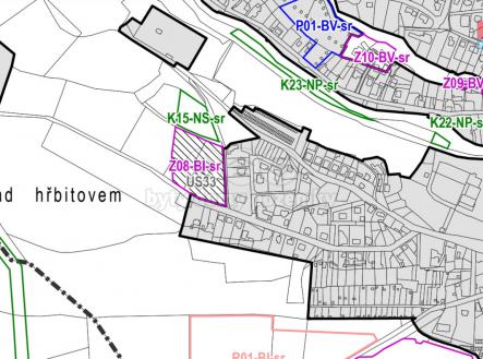 územní plán.jpg | Prodej - pozemek pro bydlení, 3 459 m²
