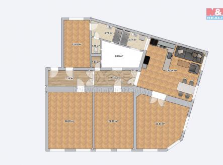 2D půdorys starý stav.png | Prodej bytu, 5+kk, 153 m²