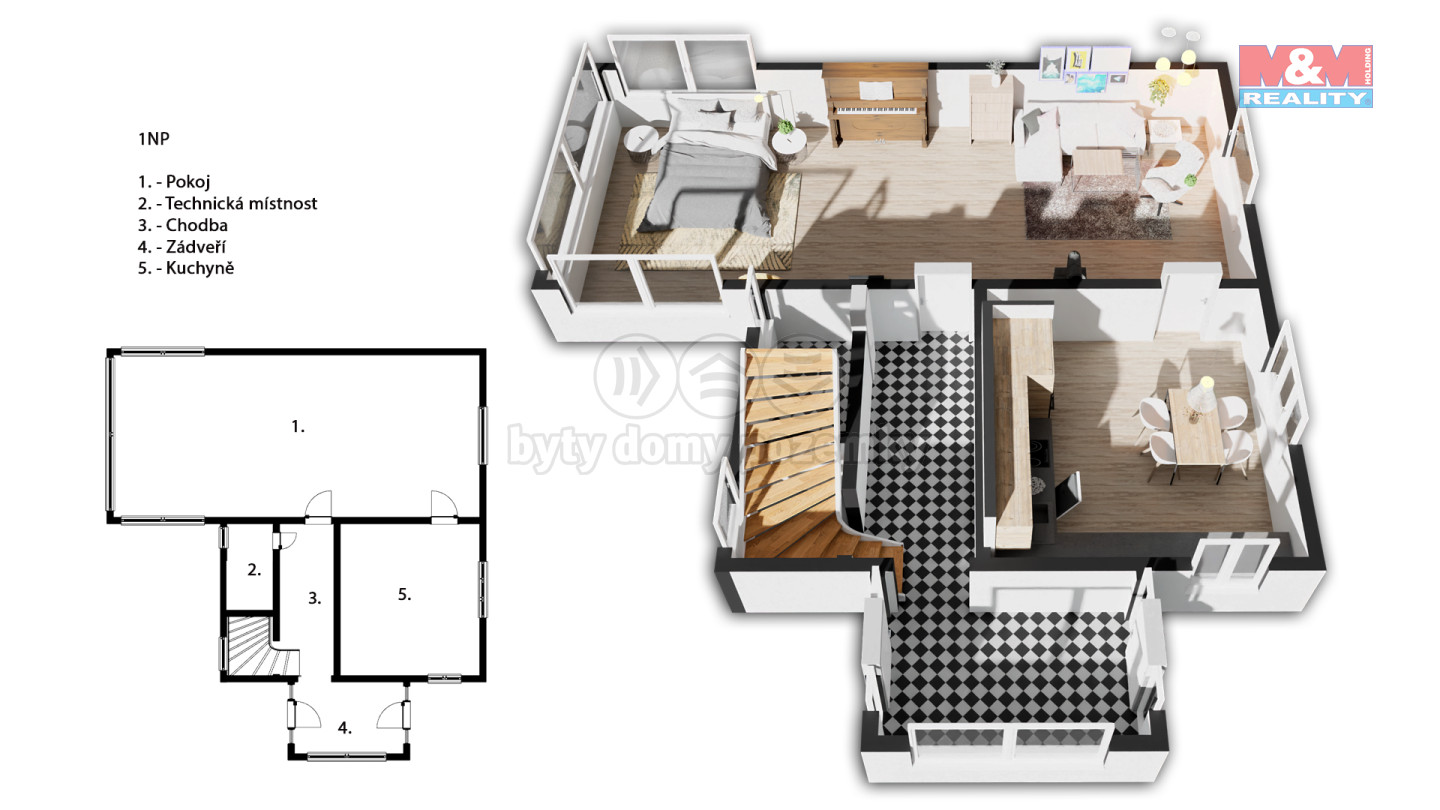 859035 - Prodej rodinného domu, 238 m², Bukovany