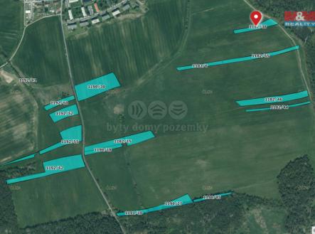 Prodej - pozemek, zemědělská půda, 76 433 m²