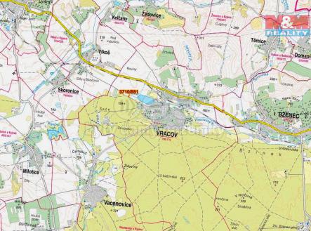 mapka | Prodej - pozemek, zemědělská půda, 460 m²