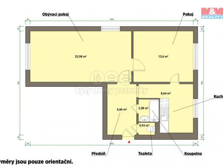 pudorys.jpg | Prodej bytu, 2+1, 55 m²