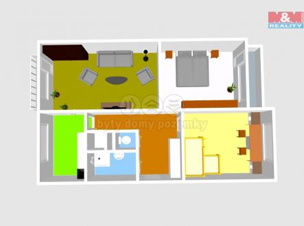 3D.jpg | Prodej bytu, 3+1, 75 m²