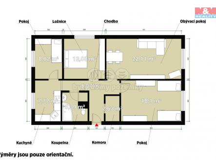 Půdorys.jpg | Prodej bytu, 4+1, 84 m²