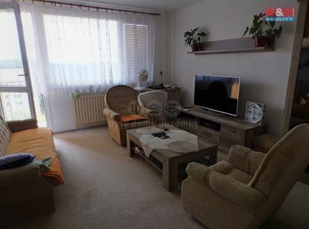 obývací pokoj | Pronájem bytu, 3+1, 72 m²