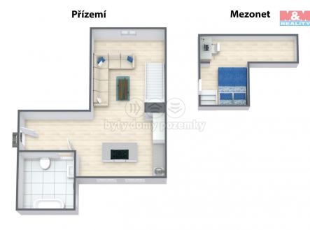 3D-Floor-Plan.jpg | Pronájem bytu, 2+kk, 79 m²