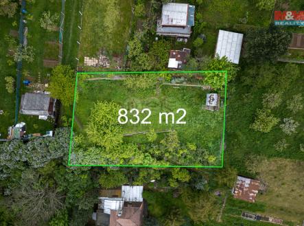 Prodej - pozemek, zahrada, 832 m²
