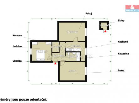 Půdorys.jpg | Prodej bytu, 3+1, 64 m²