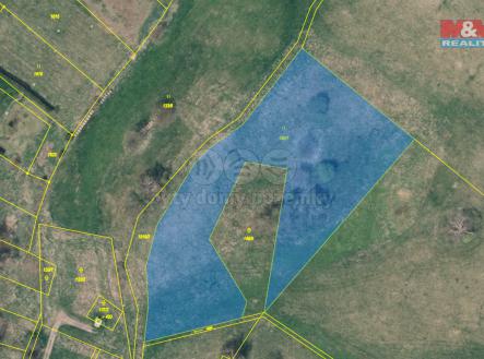 Ortofoto | Prodej - pozemek, trvalý travní porost, 7 674 m²