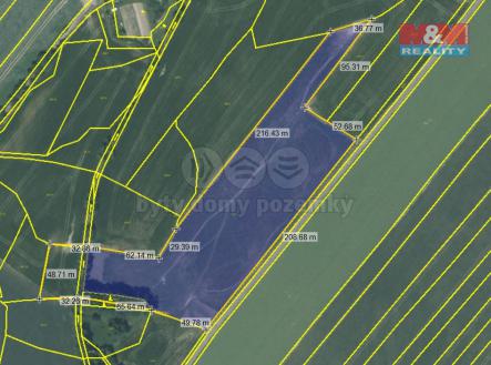 katast mapa.jpg | Prodej - pozemek, trvalý travní porost, 21 235 m²