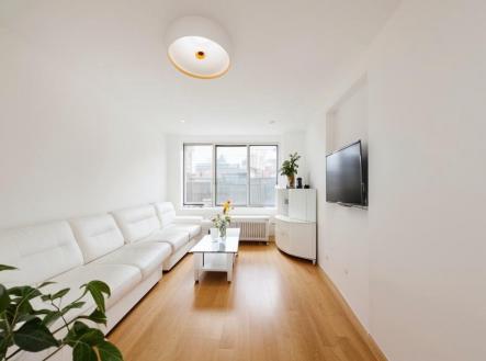 Vizualizace obývací pokoj.jpeg | Prodej bytu, 4+1, 93 m²