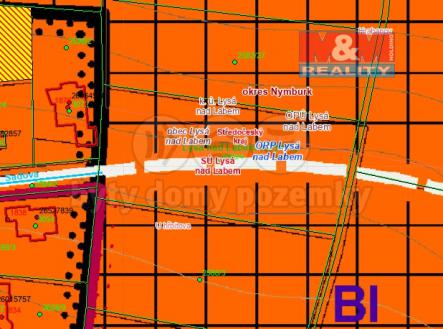 Mapa Územního plánu | Prodej - pozemek pro bydlení, 3 503 m²
