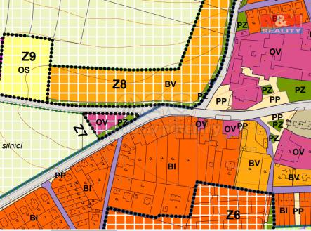 územní plán Záhoří.png | Prodej - pozemek pro komerční výstavbu, 3 142 m²