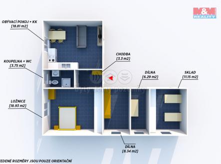 Prodej - dům/vila, 44 m²