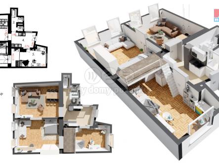 Prodej bytu, 3+kk, 85 m²