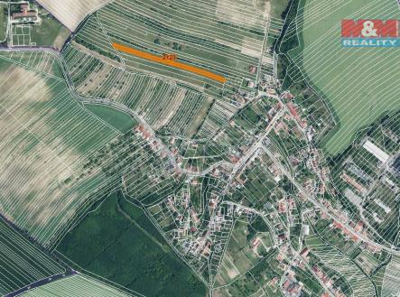 mapka | Prodej - pozemek, zemědělská půda, 616 m²