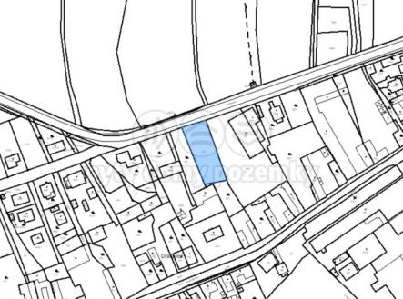 katastrální mapa | Prodej - pozemek pro bydlení, 1 323 m²