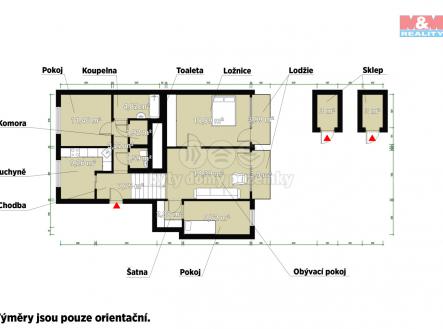 Prodej bytu, 4+1, 90 m²