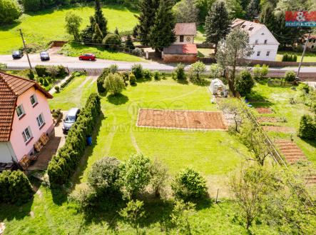 Pohled na pozemek . | Prodej - chata/rekreační objekt, 36 m²