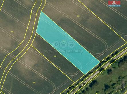 Prodej - pozemek, zemědělská půda, 3 072 m²