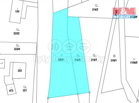 mapka cuzk ht.png | Prodej - pozemek pro bydlení, 1 615 m²