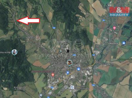 mapka cuzk fin.png | Prodej - pozemek pro bydlení, 1 615 m²