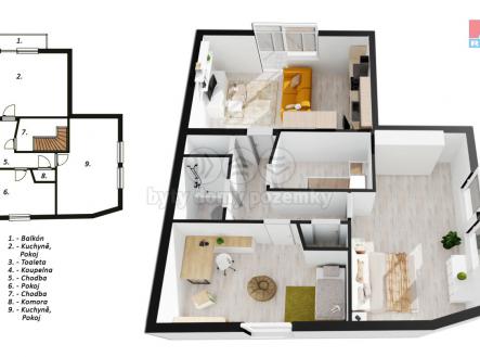Prodej bytu, 3+1, 180 m²