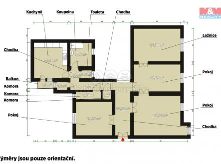 Půdorys template.jpg | Pronájem bytu, 4+1, 125 m²