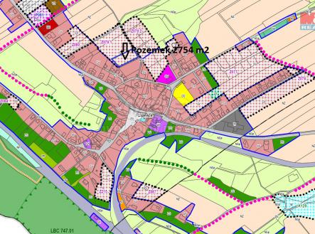 územní plán.jpg | Prodej - pozemek pro bydlení, 2 754 m²