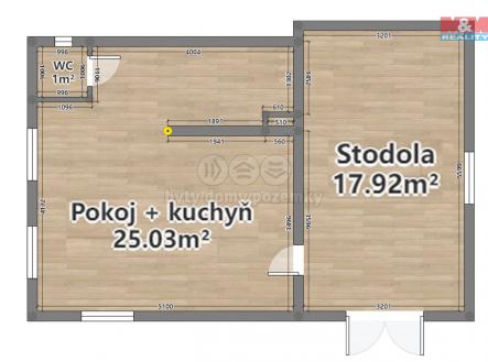 Rozměry 1 NP.jpg | Prodej - zemědělský objekt, 114 m²