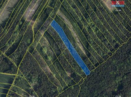 Prodej - pozemek, les, 98 528 m²