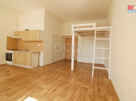 Pohled na místnost | Pronájem bytu, 1+kk, 29 m²