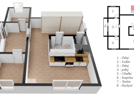 Prodej bytu, 3+1, 56 m²