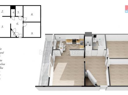 Prodej bytu, 3+1, 83 m²