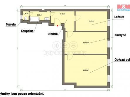 půdorys.jpg | Prodej bytu, 2+1, 68 m²