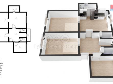 Pronájem bytu, 3+1, 84 m²