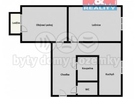Prodej bytu, 2+1, 61 m²