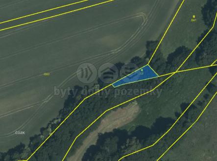 km.jpg | Prodej - pozemek, les, 1 312 m²
