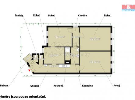 Půdorys 09.jpg | Pronájem bytu, 4+kk, 110 m²
