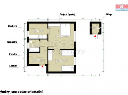 Půdorys_1.jpg | Prodej bytu, 2+1, 50 m²