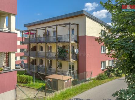 pohled na balkon | Prodej bytu, 3+kk, 58 m²