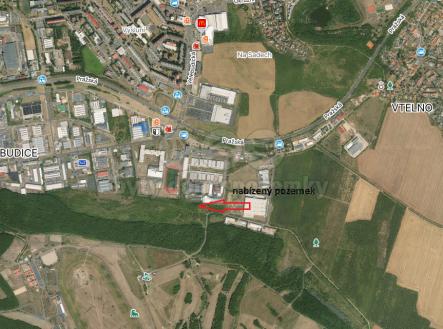 vyznačení pozemku na mapě | Prodej - pozemek, ostatní, 4 048 m²