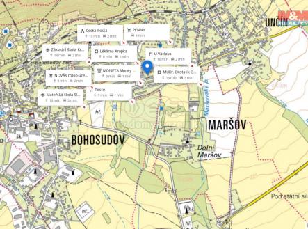 Mapa okolí. | Prodej bytu, 3+1, 66 m²