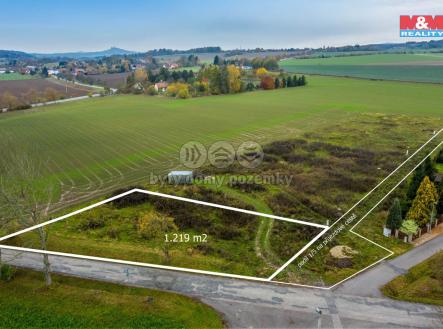 Pohled na pozemek | Prodej - pozemek pro bydlení, 1 219 m²