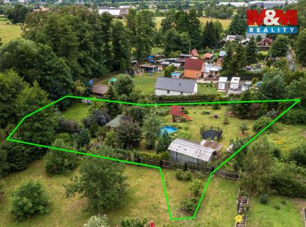 Pohled na pozemek | Prodej - pozemek pro bydlení, 1 937 m²